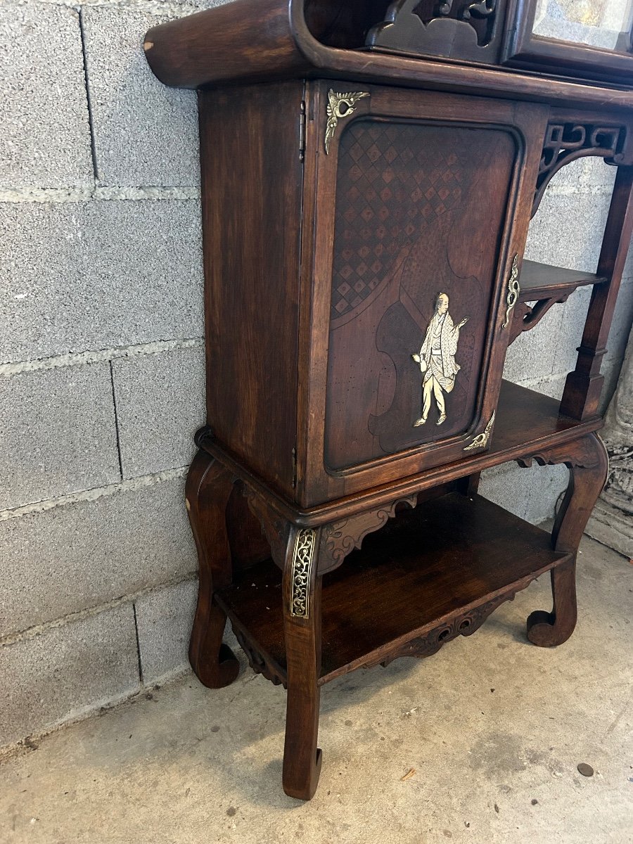 19th Century Japanese Style Display Case -photo-3