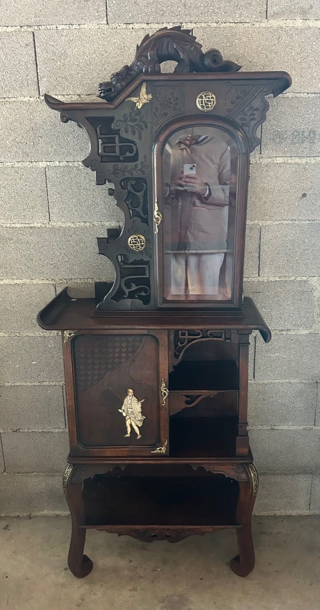 19th Century Japanese Style Display Case 