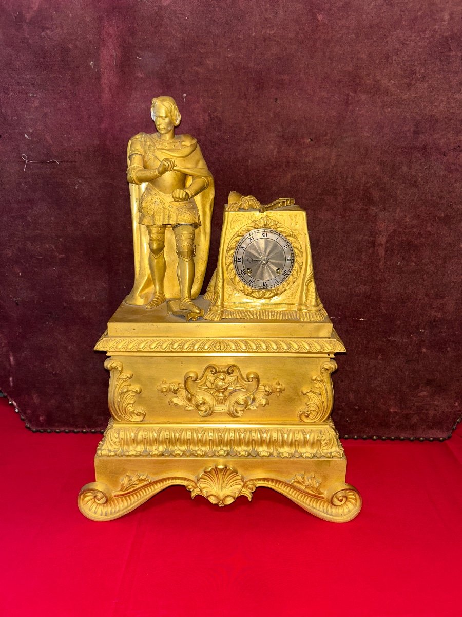 19th Century Gilt Bronze Clock