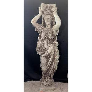 19th Century Stone Statue