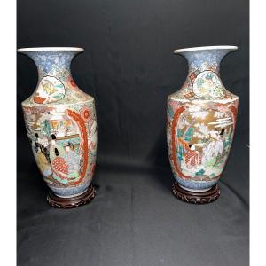 Pair Of Chinese Vases 20th Century 