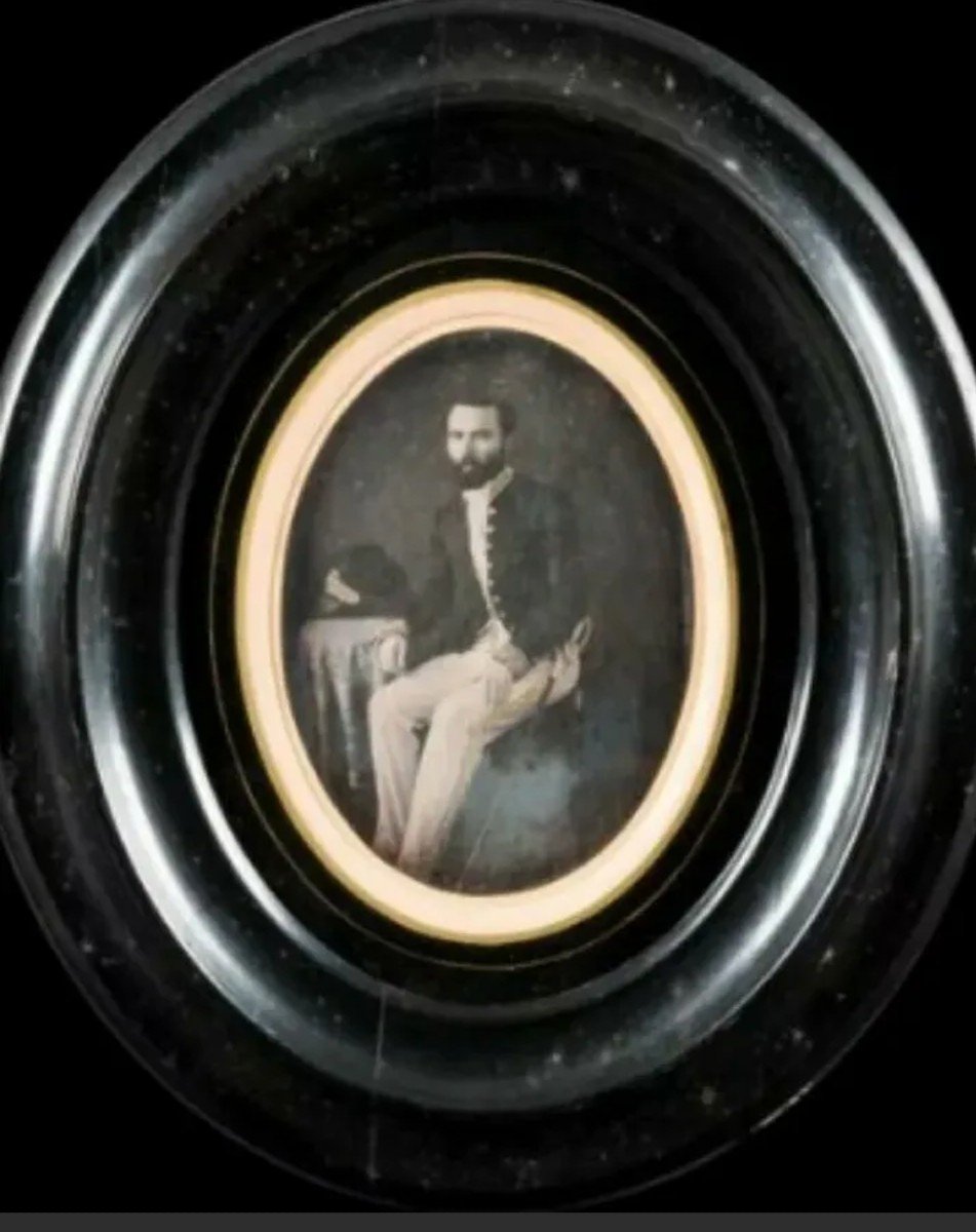Grand Daguerreotype 1850 Prefect In Bicorn Ceremonial Uniform