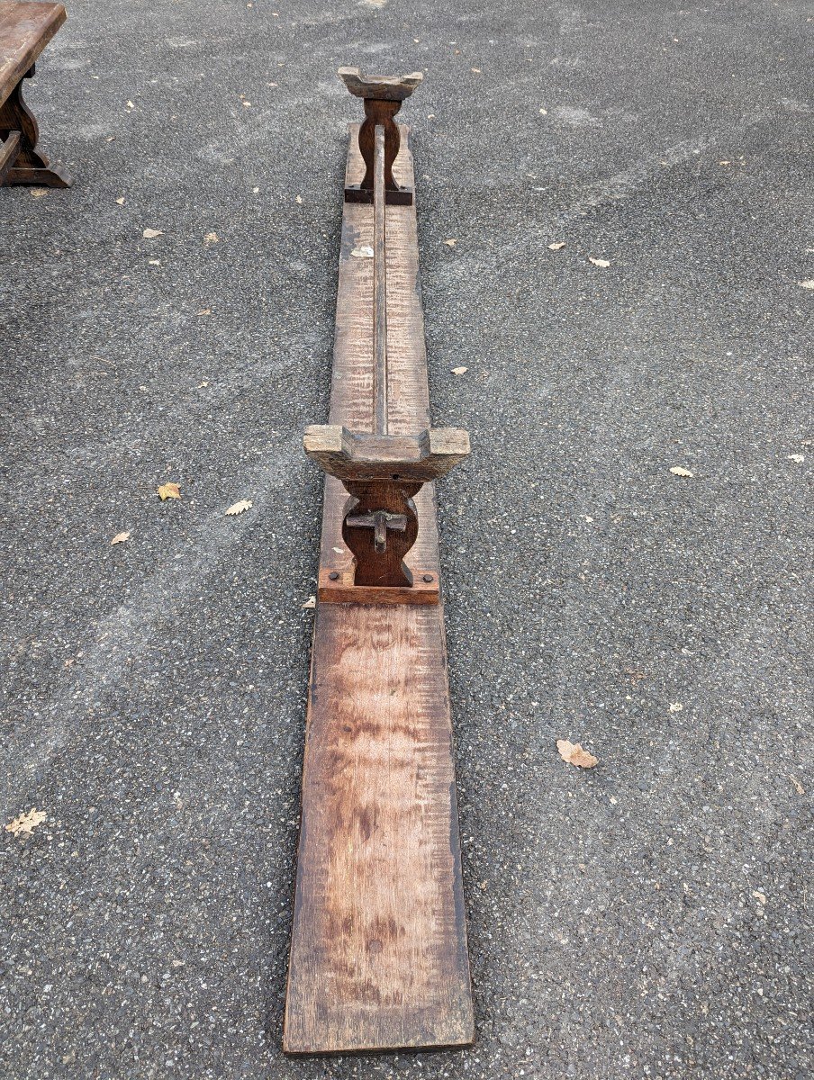 Pair Of Large Oak Benches -photo-1