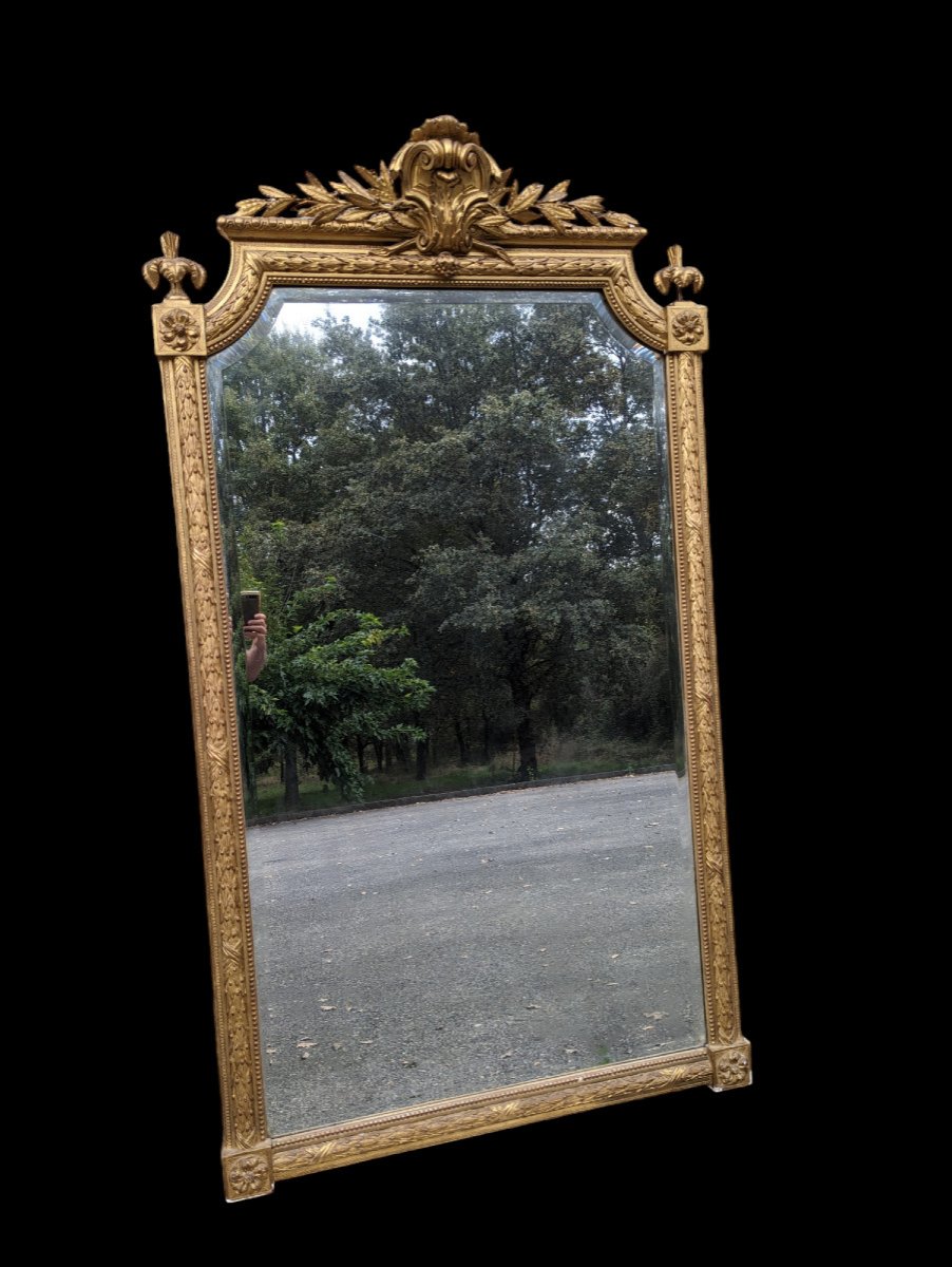 Large Louis XVI Style Mirror 19th Century 