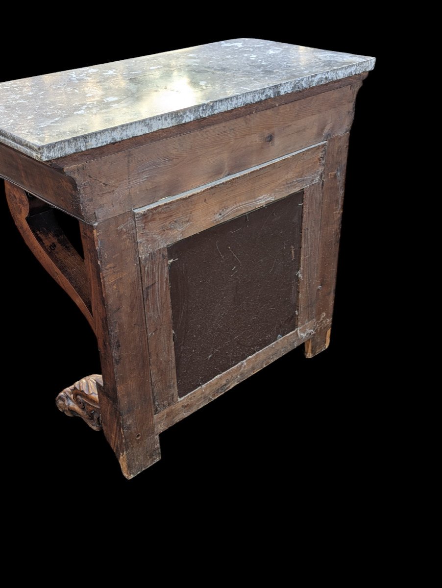 Small Empire Period Console With Claw Base -photo-1