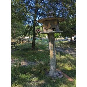 Concrete Dovecote Tree Trunk Styles 20th Century 