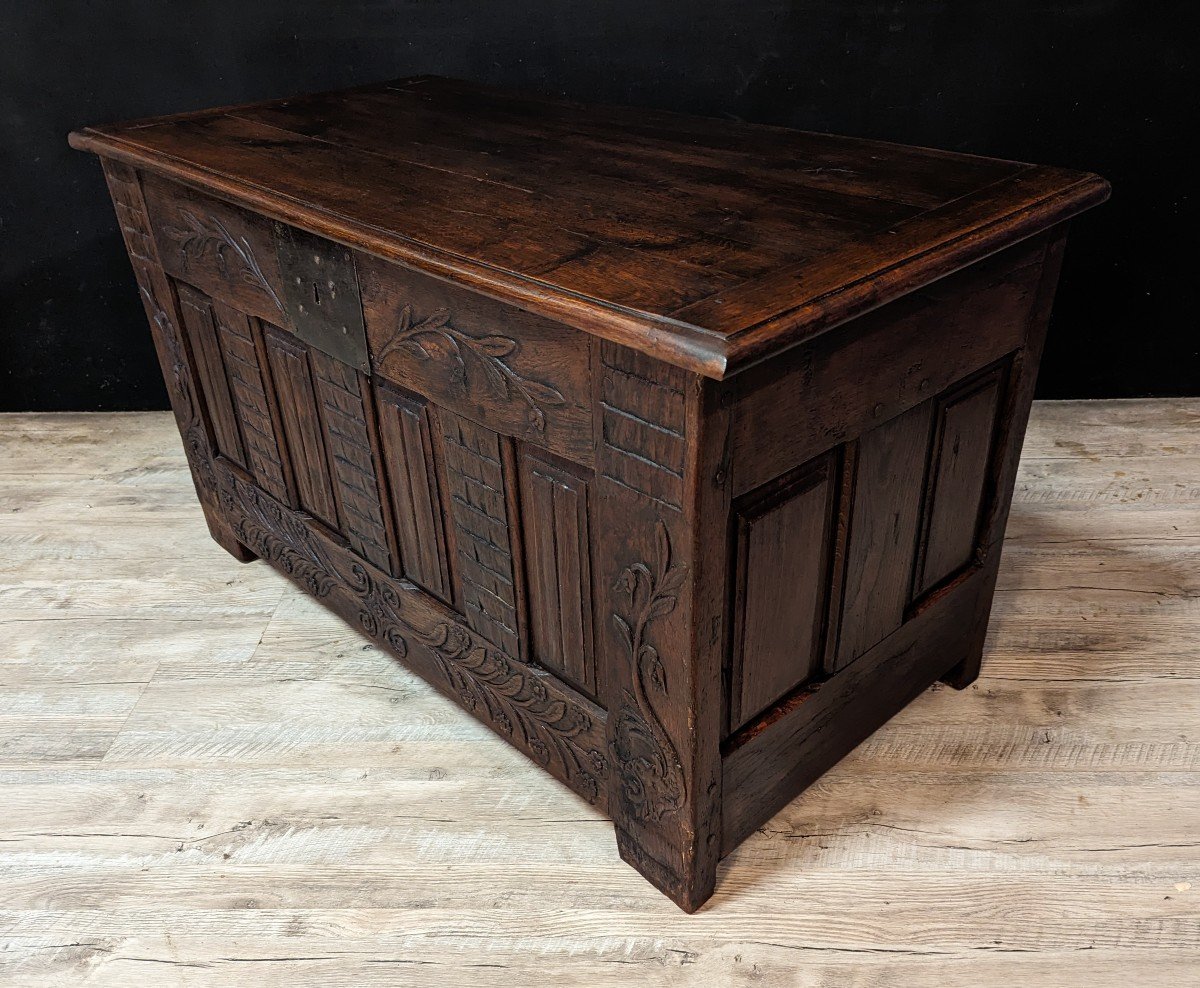 Catalan Chest Late 17th In Walnut-photo-3