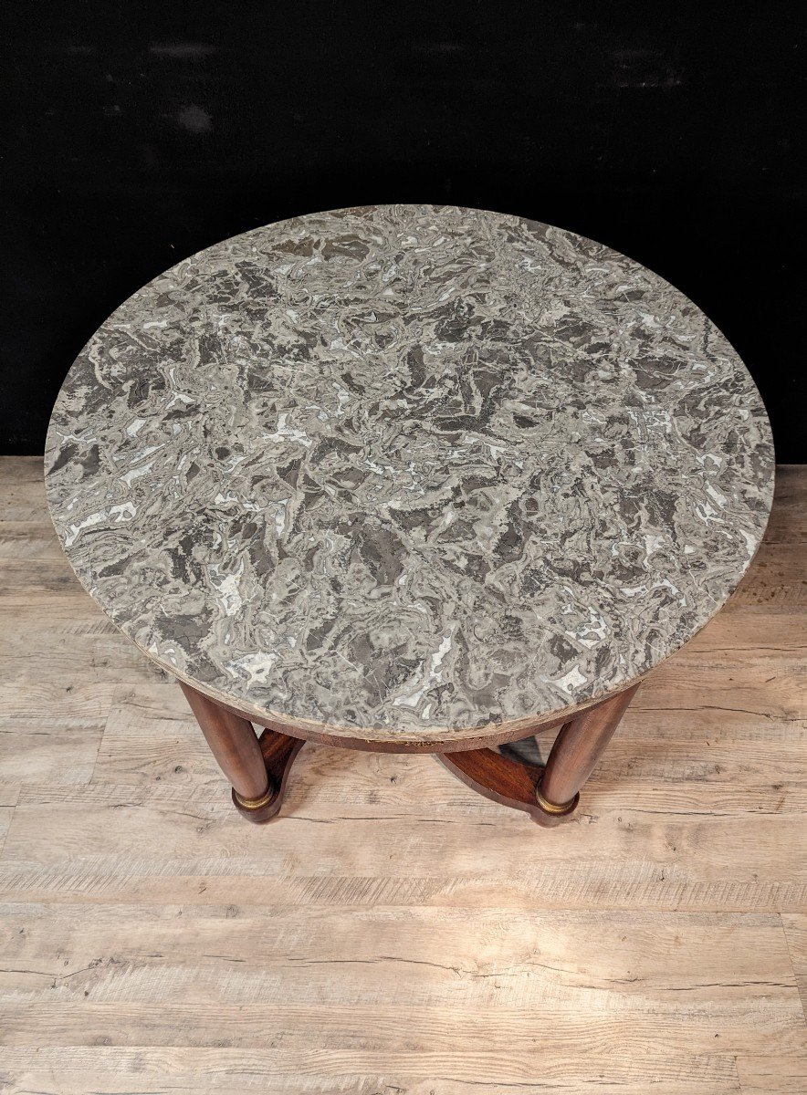 Empire Mahogany Pedestal Table-photo-2