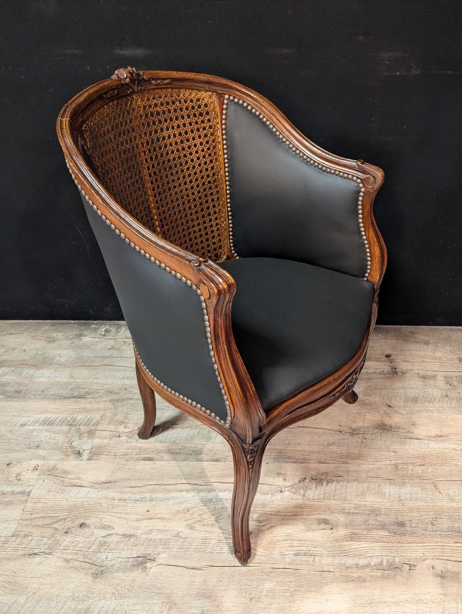 Louis XV Office Chair With Canework-photo-1