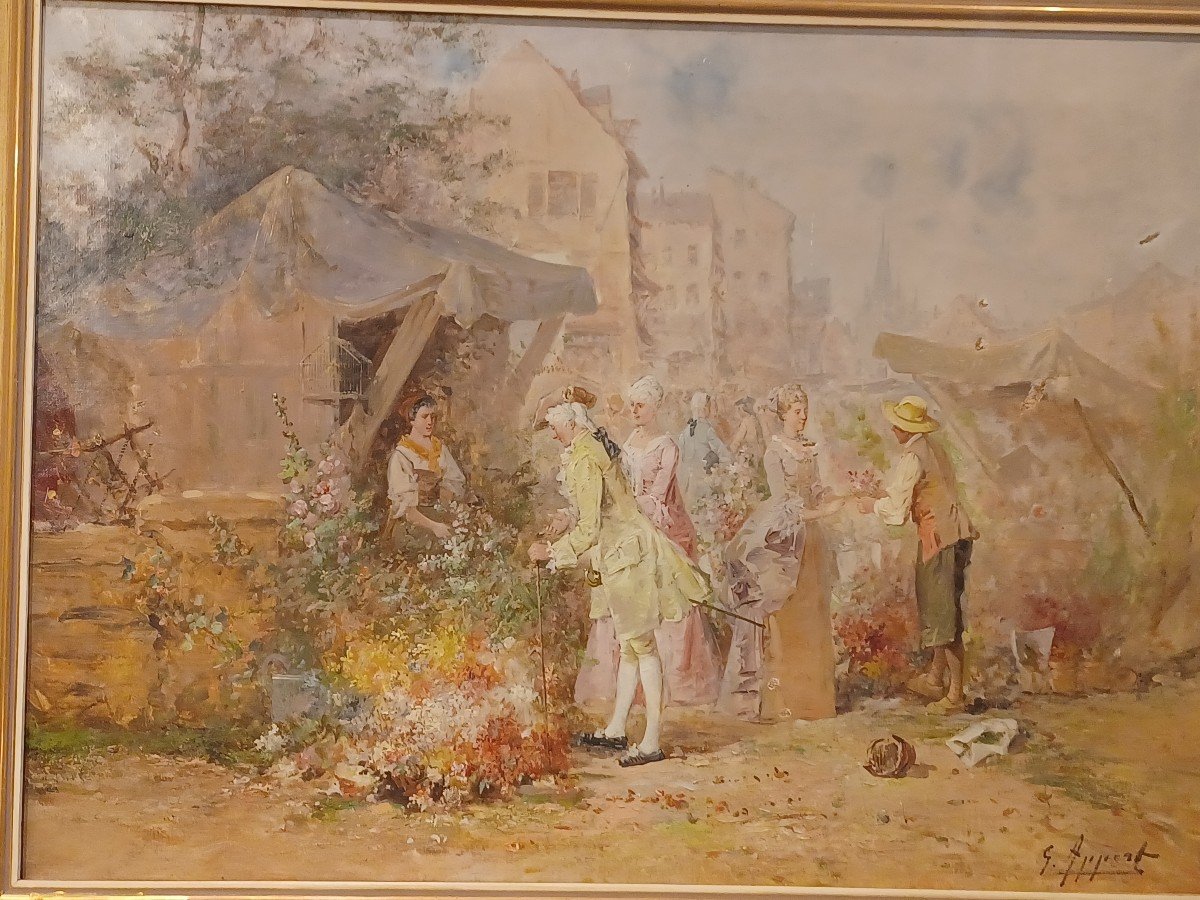 Flower Market By Georges Appert-photo-1