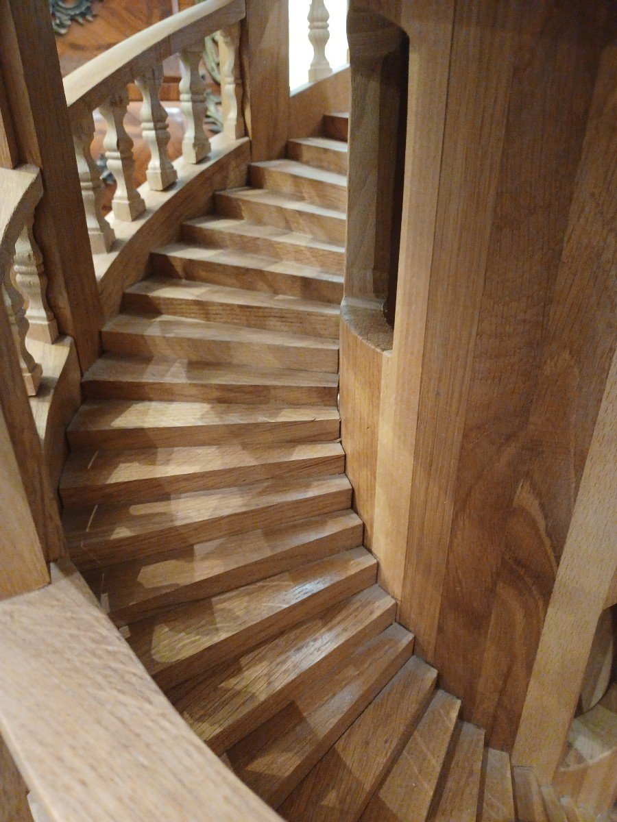 Model Of The Staircase Of The Chateau De Chambord-photo-3