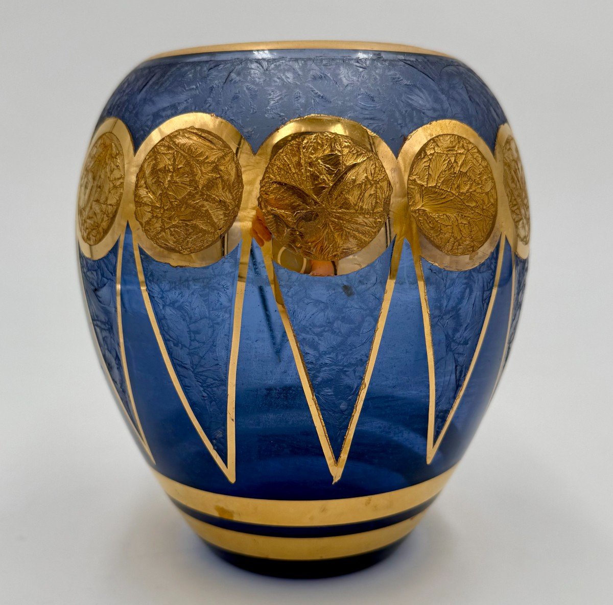 Vase Art Déco Paul Heller - Verrerie De Rupel Boom (1930)