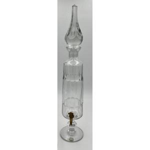 Val Saint Lambert Crystal Whiskey Fountain