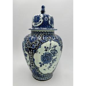 Pair Of Delft Vases From The Royal Sphinx Maastricht House