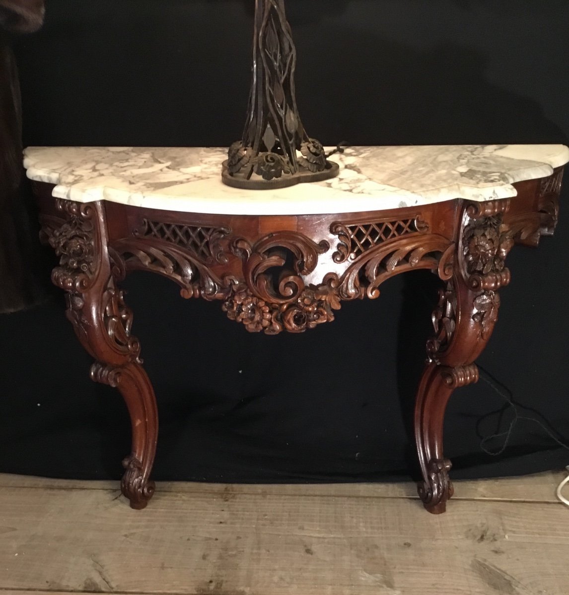 Nineteenth Century Mahogany Console