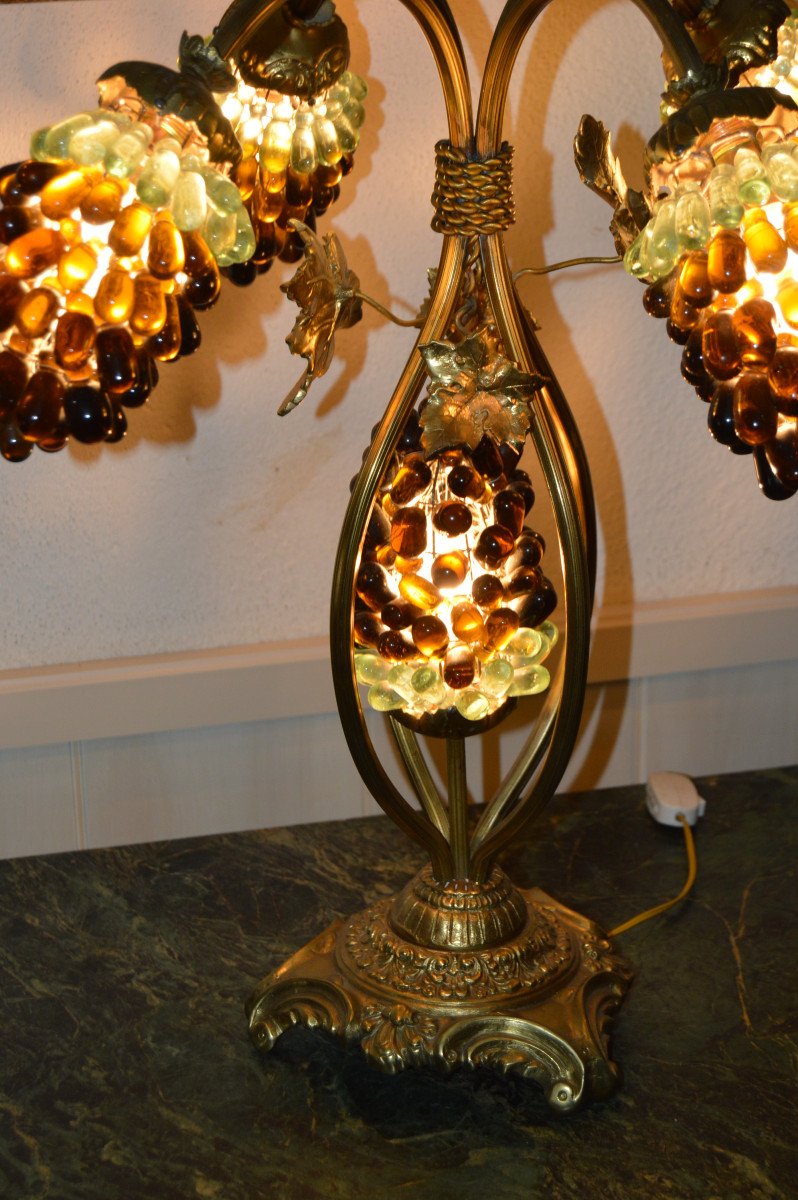 Lampe Aux Grappes De Raisins-photo-1