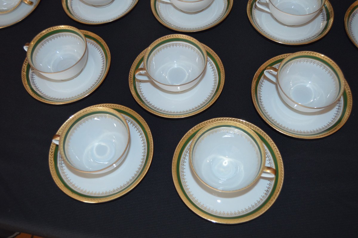 Porcelain Tea Or Coffee Service Chastagner & Cie Limoges -photo-1