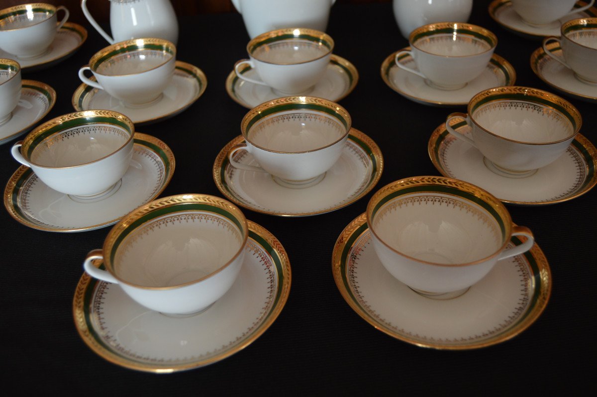 Porcelain Tea Or Coffee Service Chastagner & Cie Limoges -photo-7