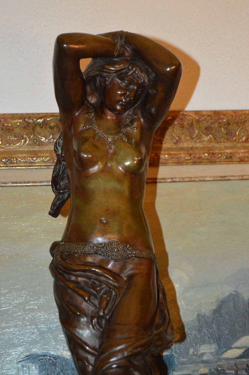 Large Orientalist Bronze-photo-3