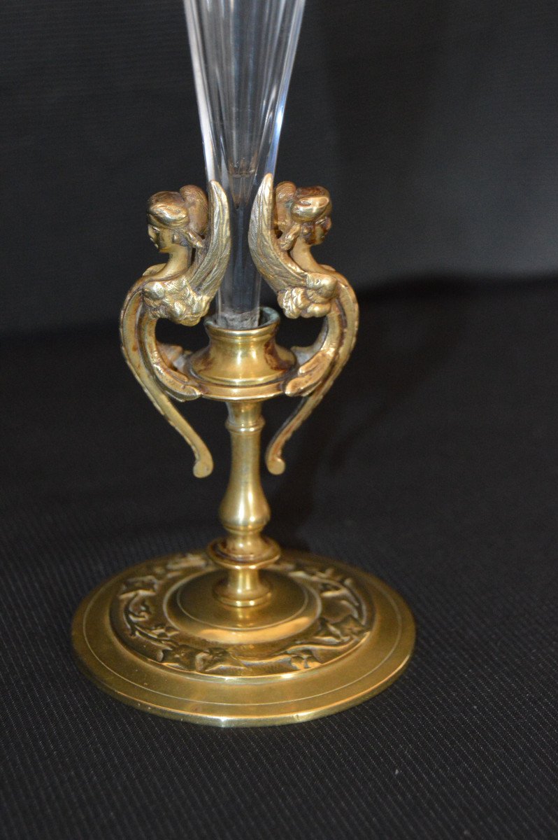 Soliflore Vase, Bronze Mount-photo-3