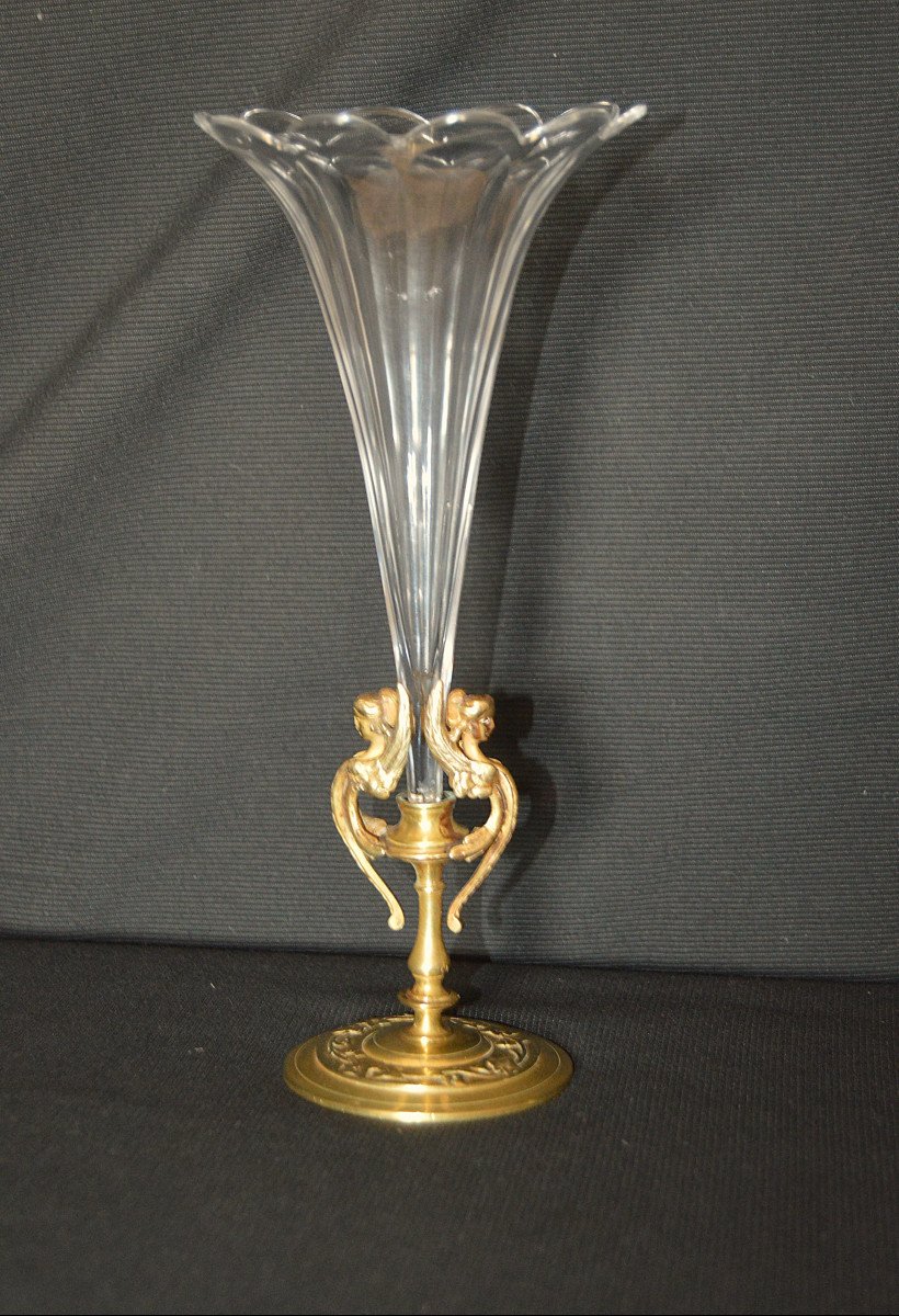 Soliflore Vase, Bronze Mount-photo-1