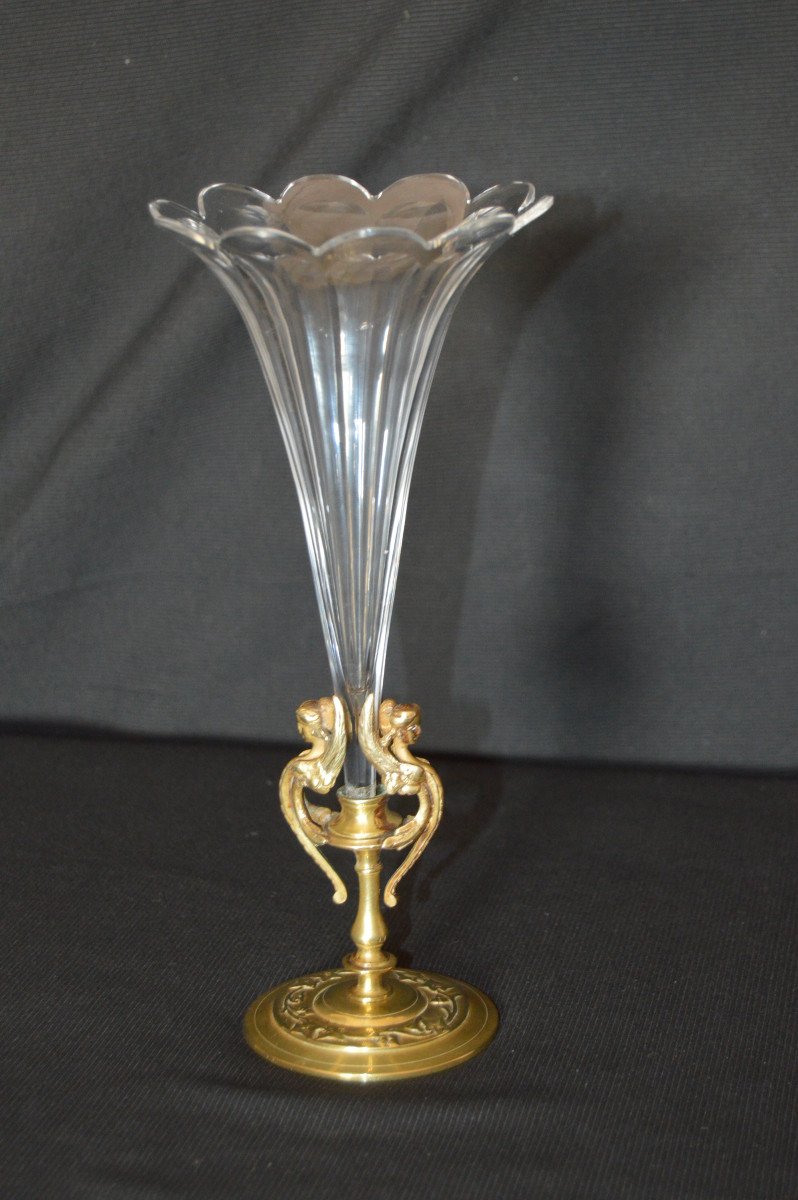 Soliflore Vase, Bronze Mount-photo-2