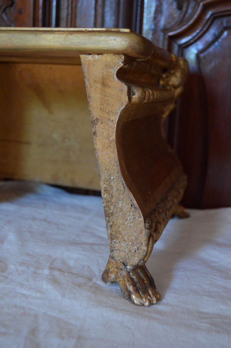 Pedestal / Golden Wood Statue Support-photo-5