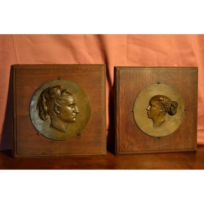 Bronze Bas-relief Signed Paul Duboy