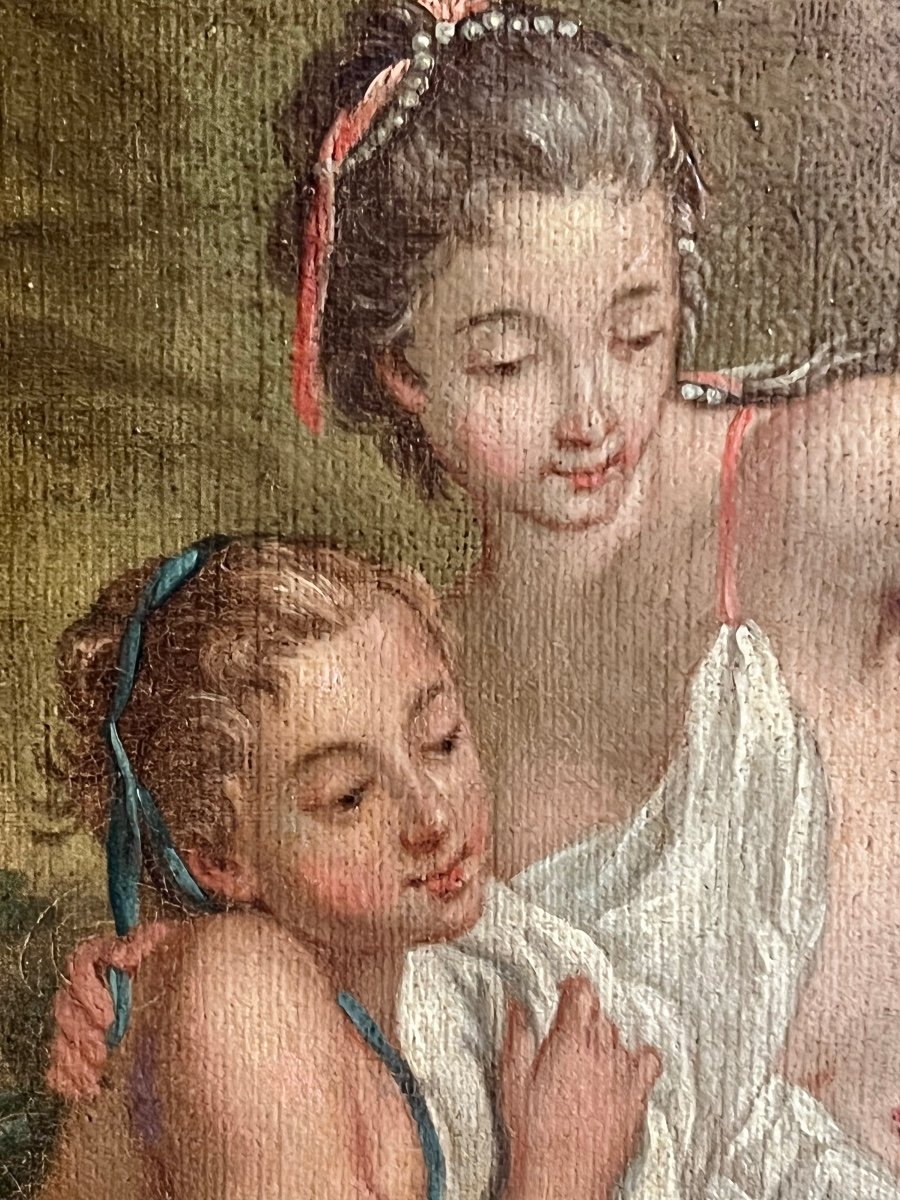 Léda et le cygne Atelier de François Boucher -photo-4