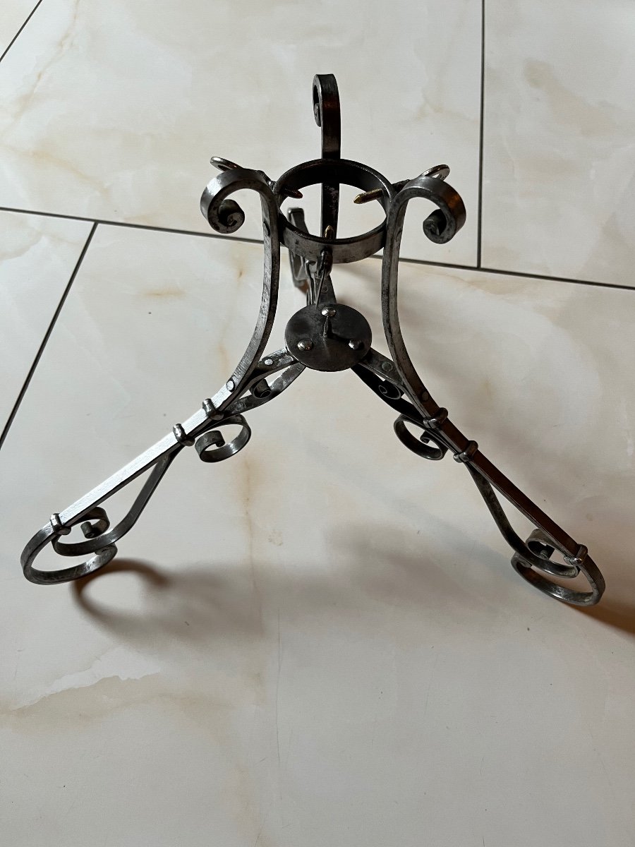 Old Wrought Iron Tree Stand-photo-4