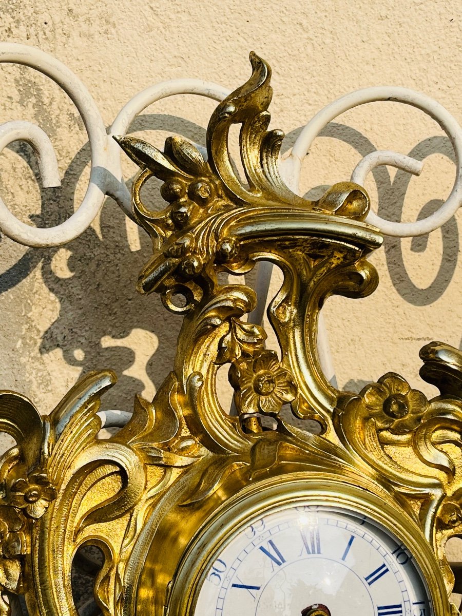 Cartel Louis XV Gilded Bronze-photo-4