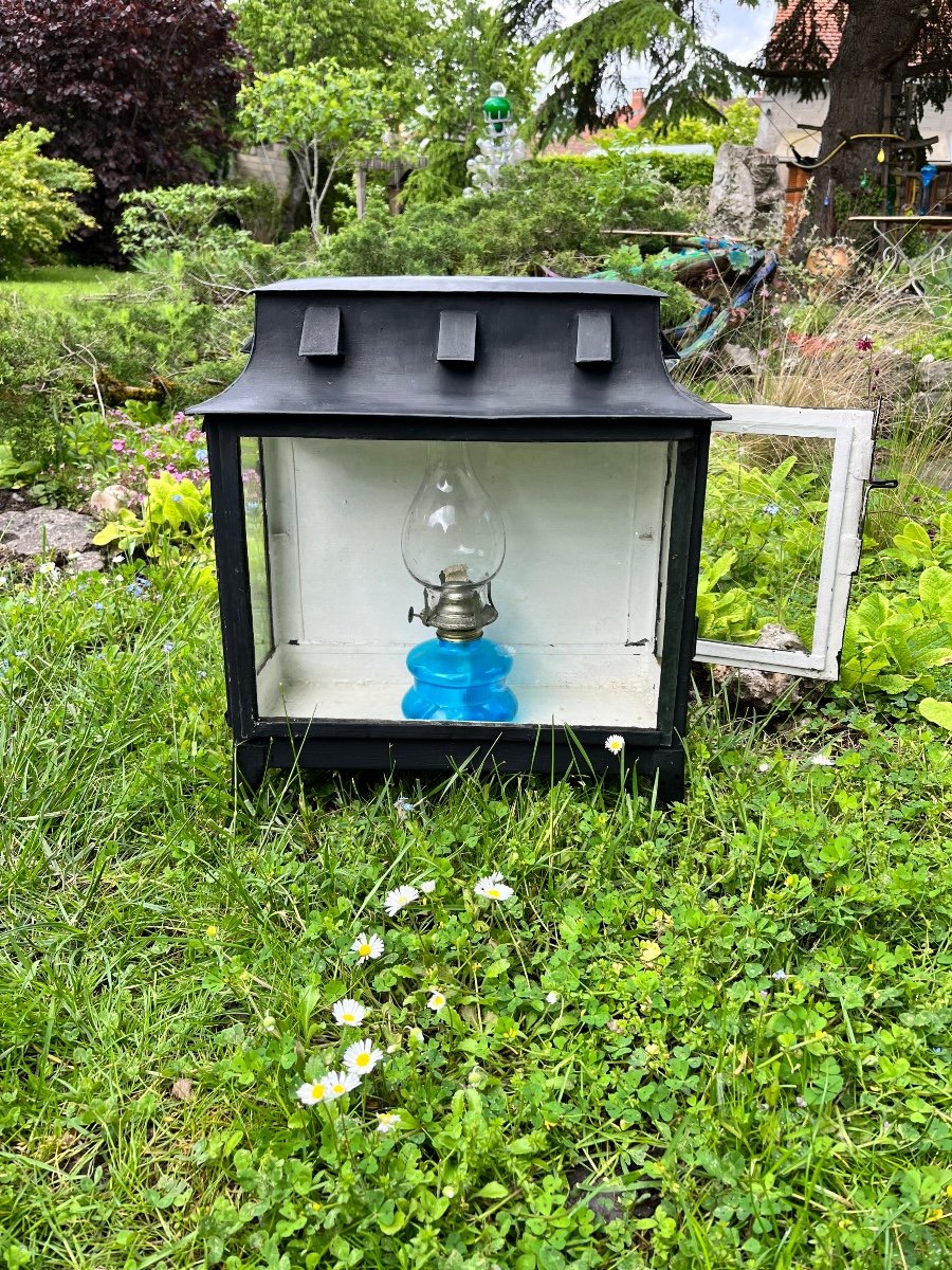 19th Century Zinc Wall Lantern-photo-2