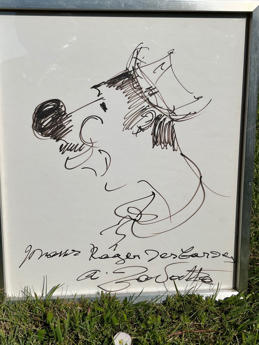 Art forain dessins de clowns Achille Zavatta-photo-2