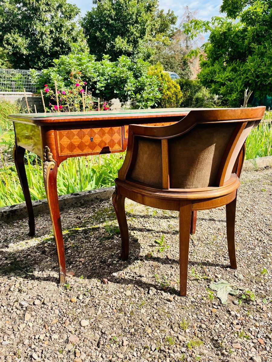 François Linke Desk And Armchair-photo-2