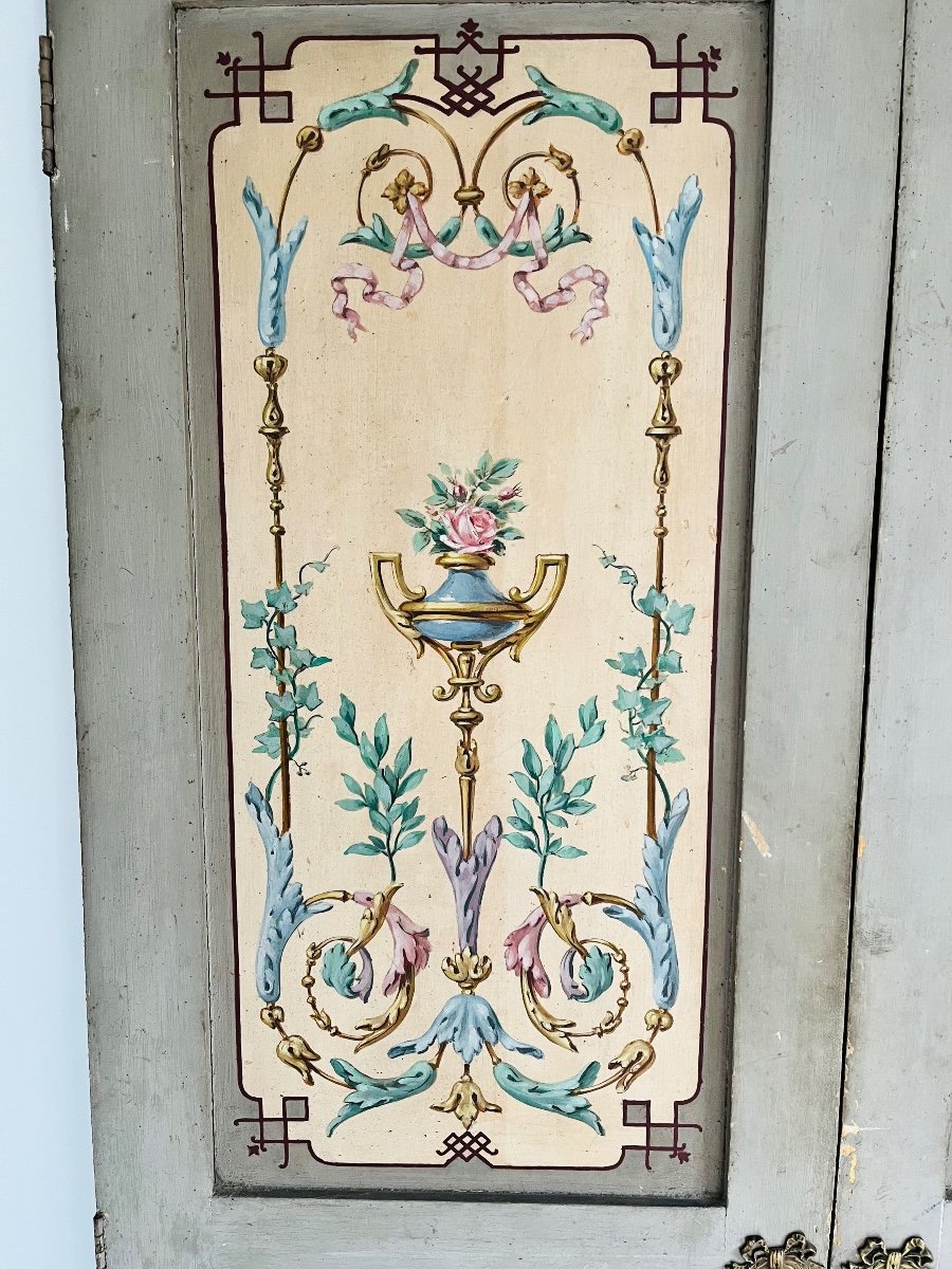 19th Century Painted Decorative Woodwork-photo-4