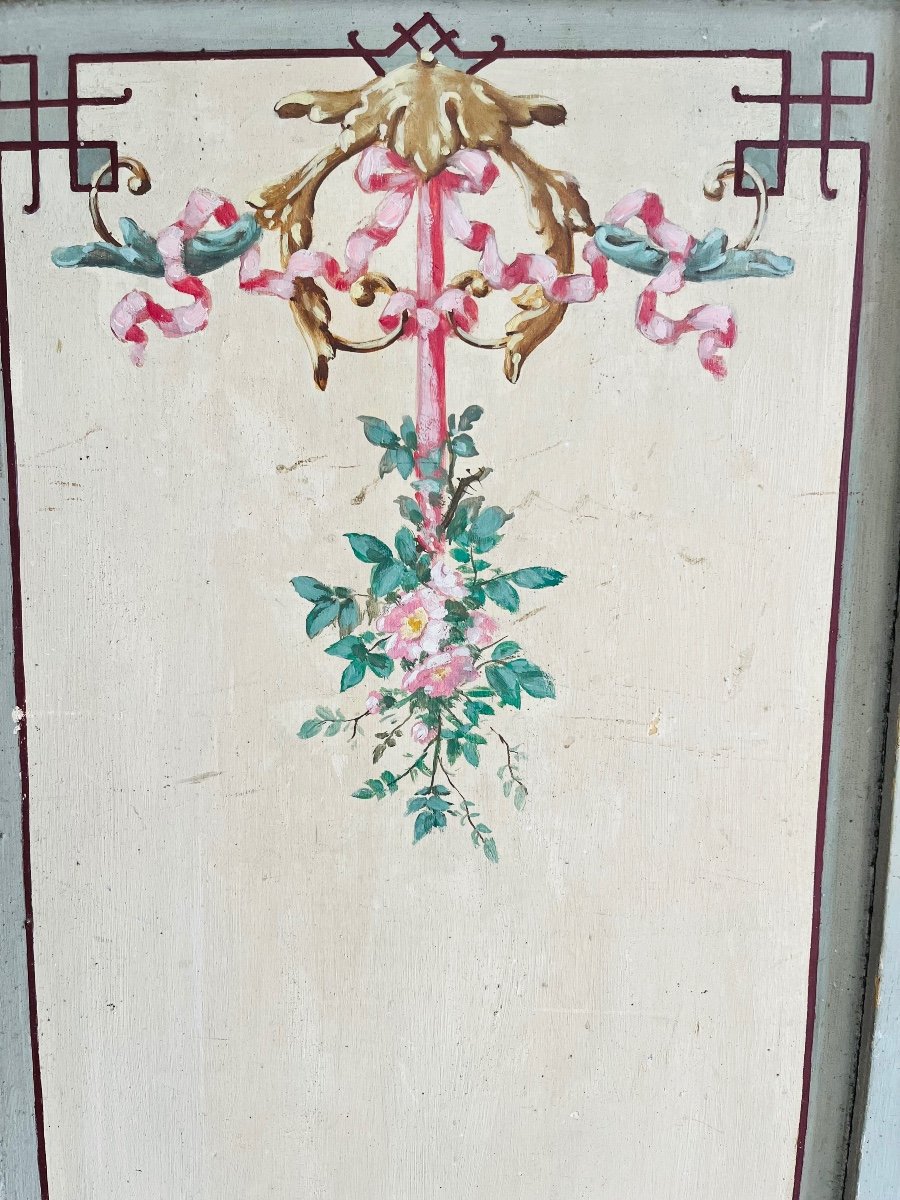 19th Century Painted Decorative Woodwork-photo-2