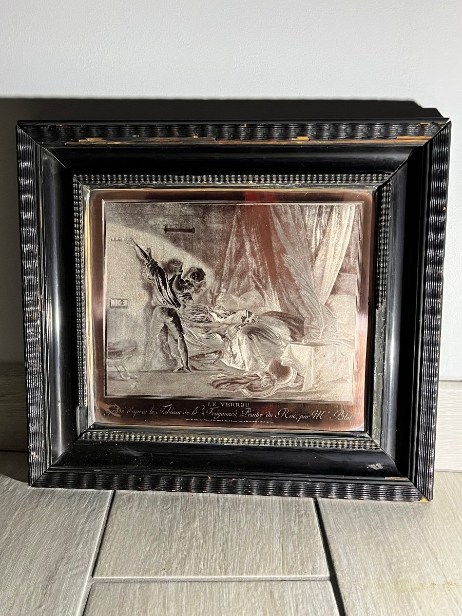 Fragonard XVIIIe gravures sur cuivre 