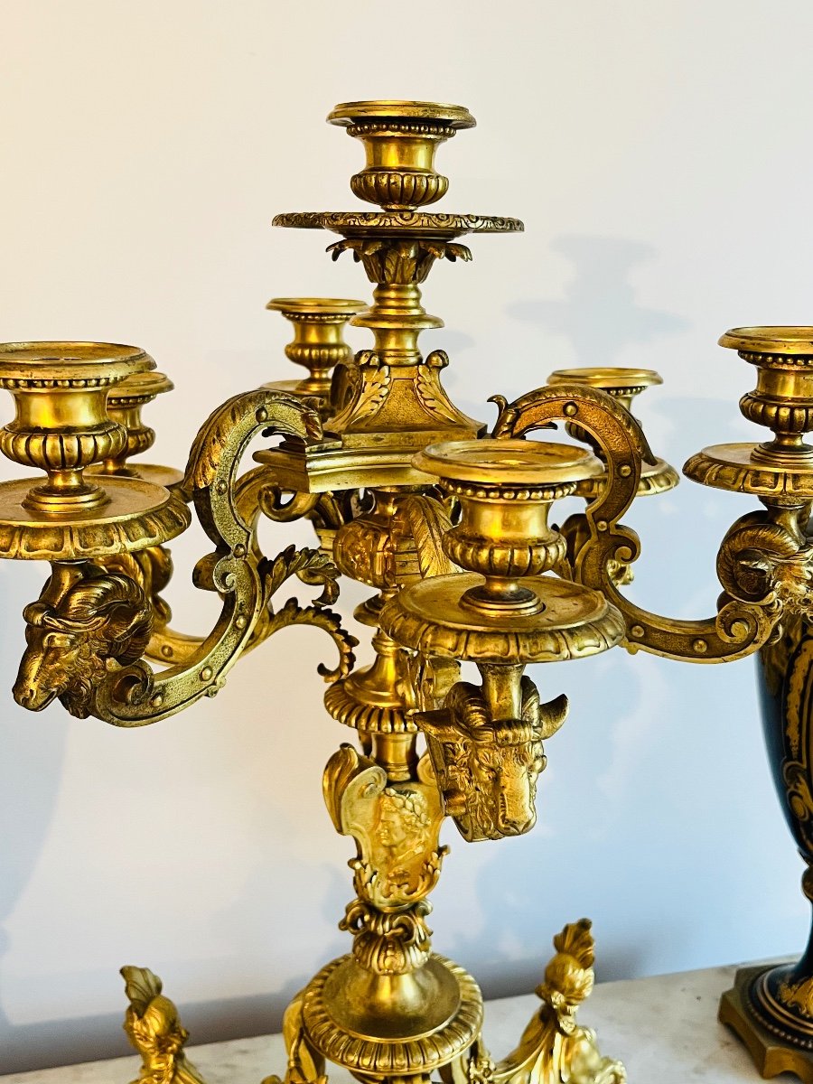Candelabra "with Sphinxes" André Charles Boulle-photo-1