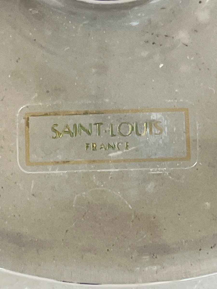 6 Saint Louis Crystal Glasses -photo-4