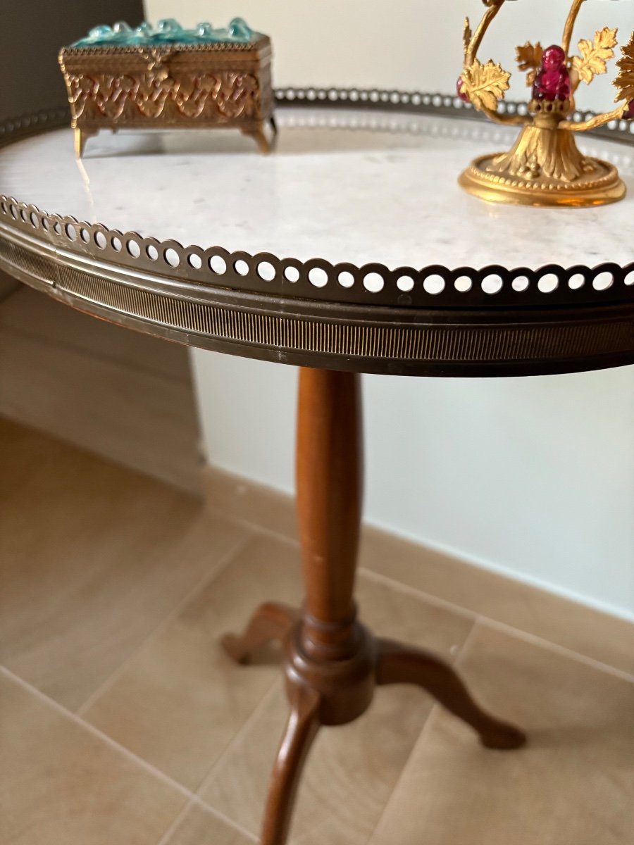 Louis XVI Oval Pedestal Table -photo-4