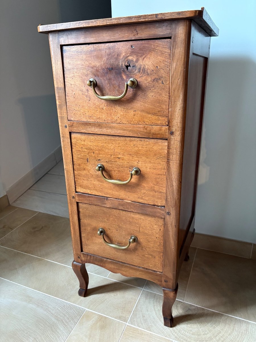 Petite commode Louis XV du Dauphiné-photo-2