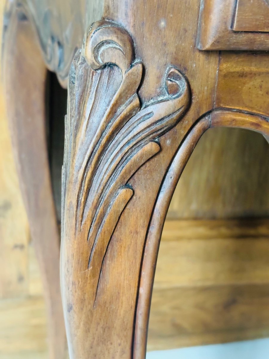 Louis XV Provencal Curved Console -photo-3