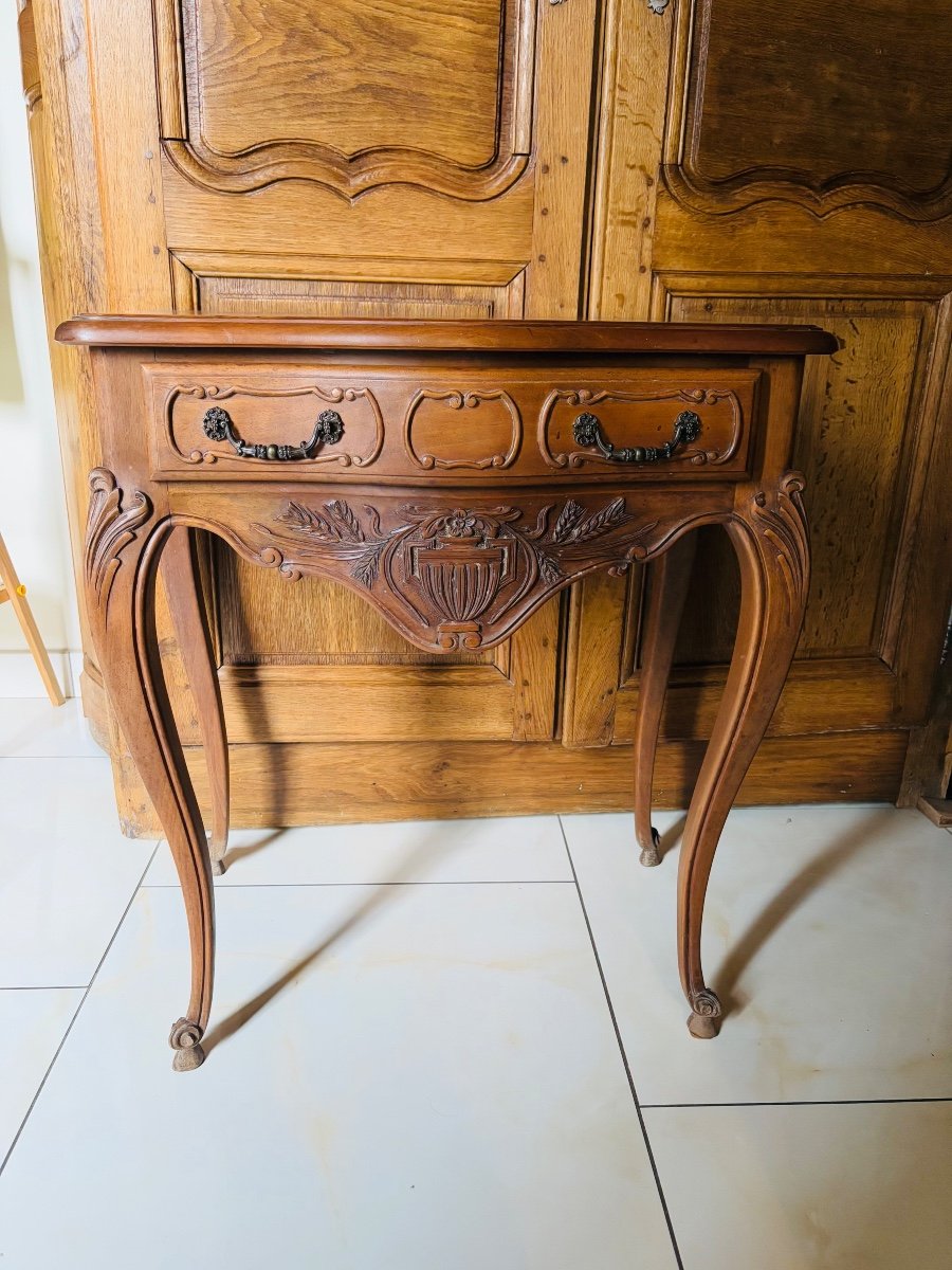 Louis XV Provencal Curved Console 