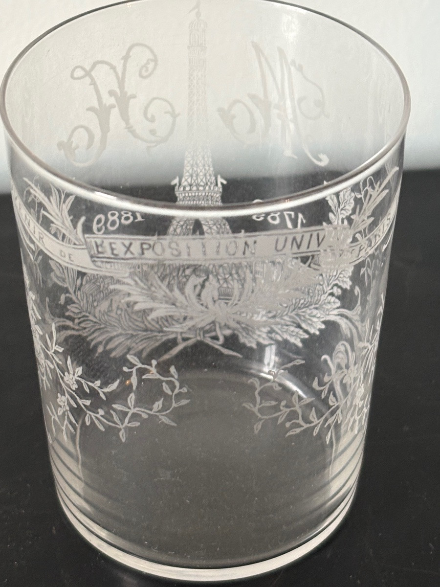 Verre de l’exposition universelle de Paris 1889-photo-4