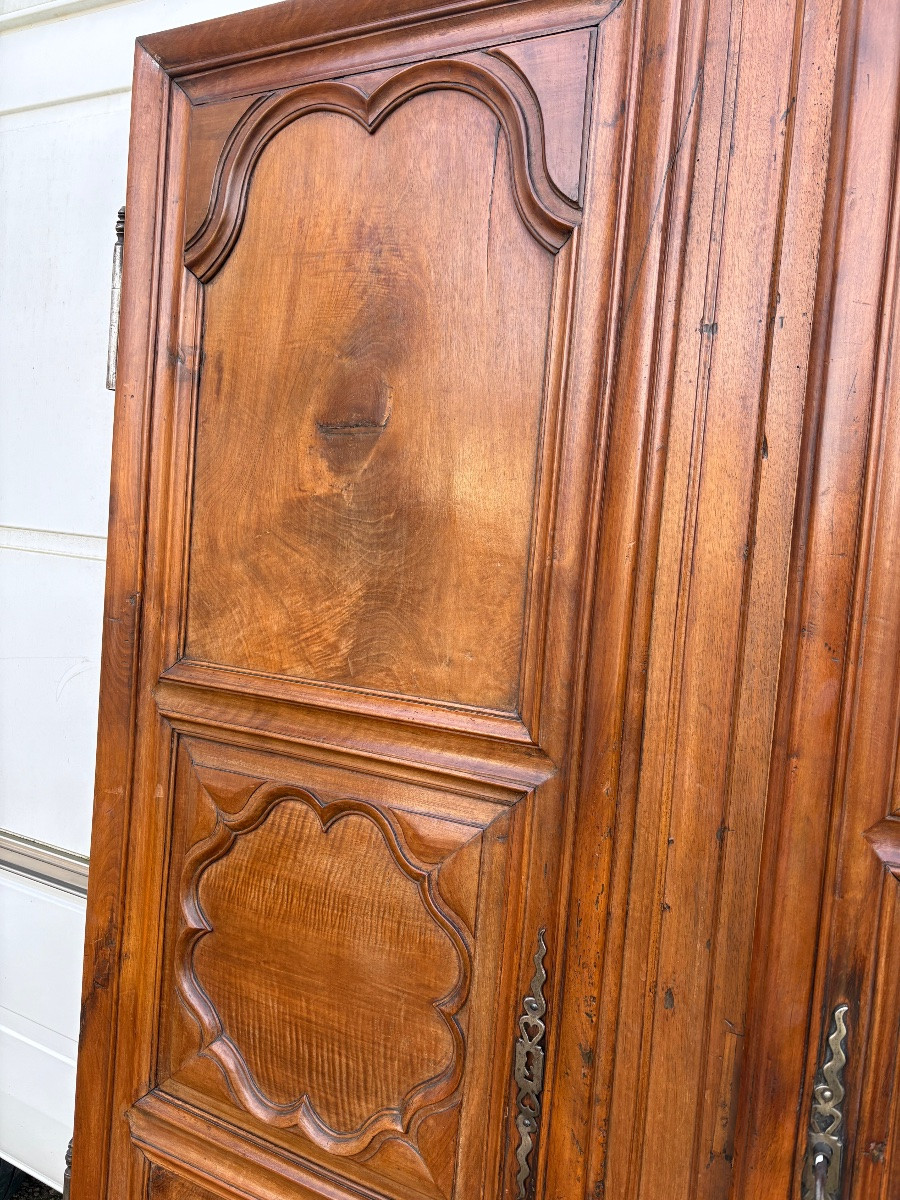 Large 17th Century Louis XIV Walnut Doors -photo-2