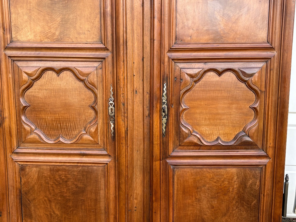 Large 17th Century Louis XIV Walnut Doors -photo-3