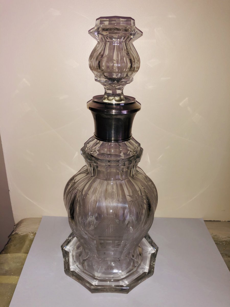 Baccarat Silver Decanters-photo-2