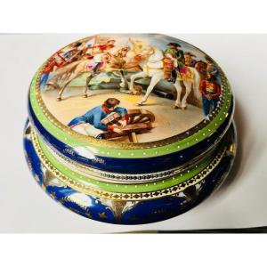 Boîte porcelaine Bonaparte à Austerlitz 