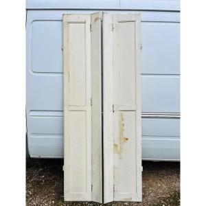 4 Large Pairs Of 18th Century Oak Interior Shutters 