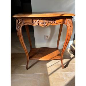 Table Louis XV en noyer 